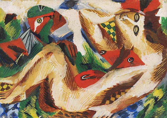 Ernst Wilhelm Nay - Liegende