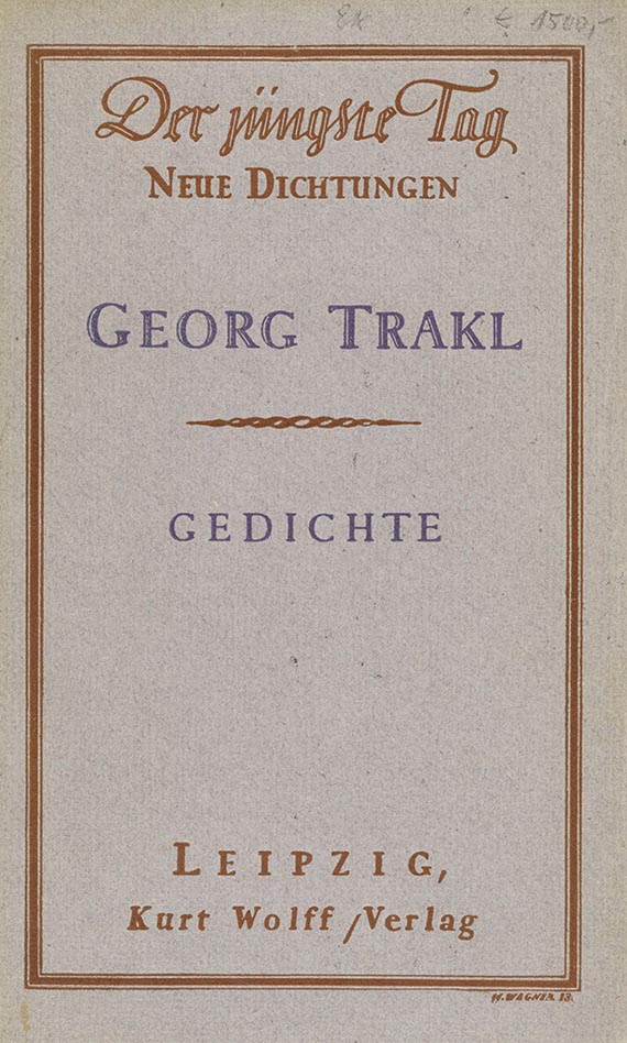 Georg Trakl - Gedichte