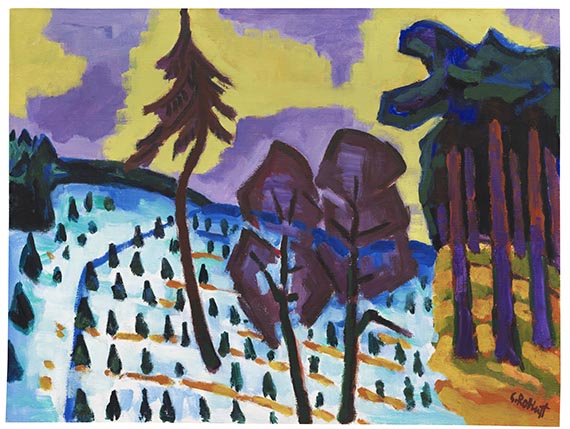 Karl Schmidt-Rottluff - Verschneite Schonung