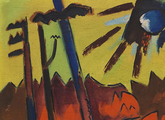 Karl Schmidt-Rottluff - Junger Wald und Sonne - Autre image