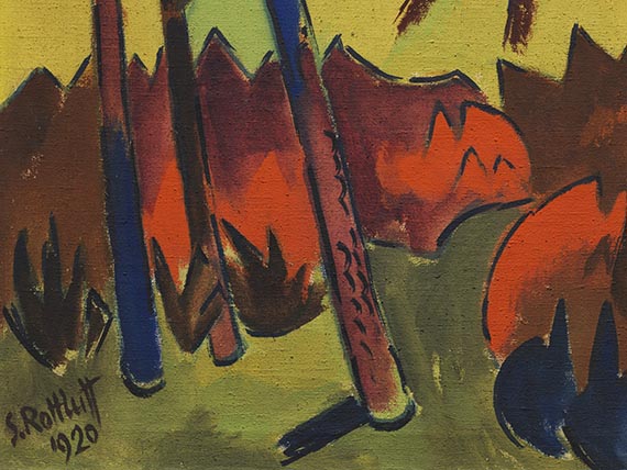 Karl Schmidt-Rottluff - Junger Wald und Sonne - Autre image