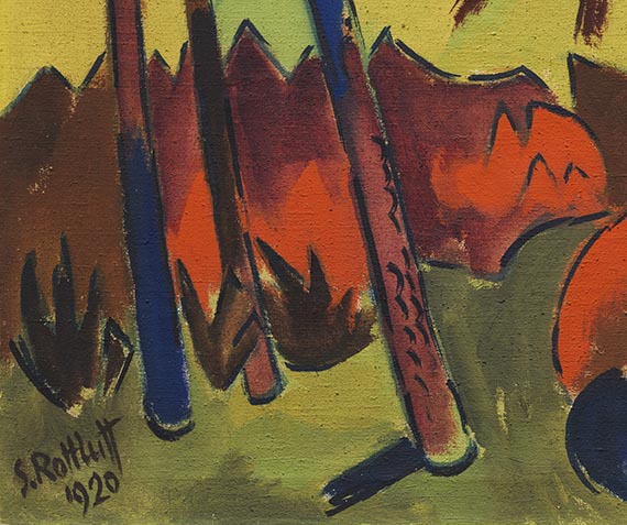 Karl Schmidt-Rottluff - Junger Wald und Sonne - Autre image