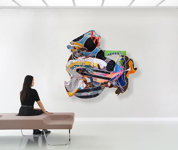 Frank Stella - The Pequod Meets the Rosebud (D-19, 1X)