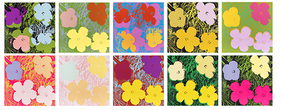 Andy Warhol - Flowers (10 Blatt) - Autre image