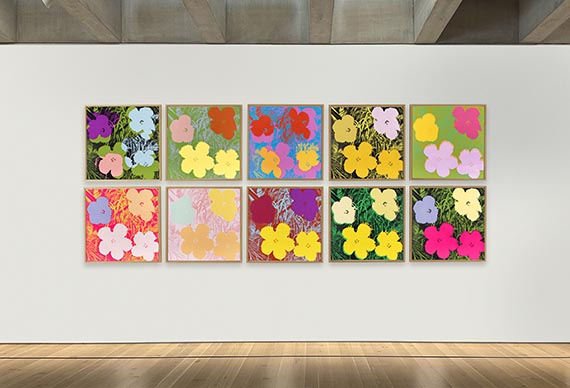 Andy Warhol - Flowers (10 Blatt) - Autre image