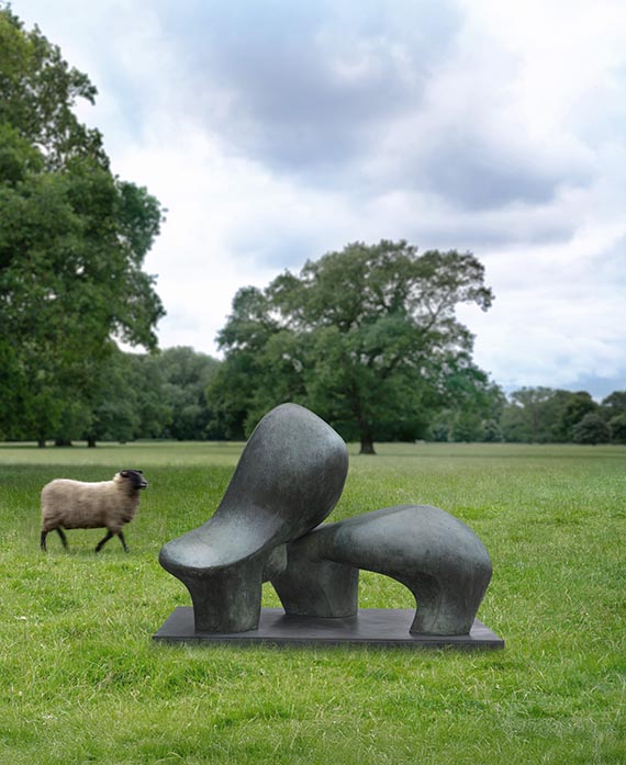 Henry Moore - Working Model for Sheep Piece