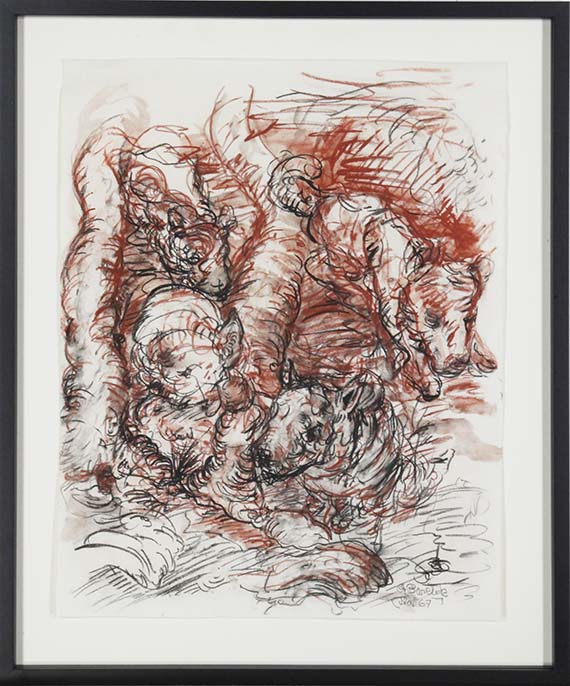 Georg Baselitz - Tiere - Image du cadre