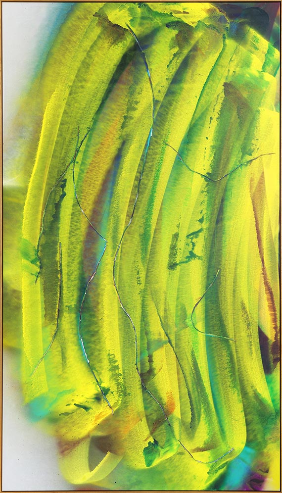 Katharina Grosse - Ohne Titel - Image du cadre