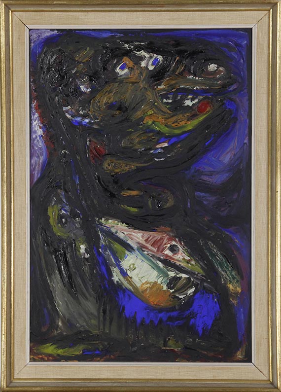 Asger Jorn - Saaret vilddyr (Wounded Beast I) - Image du cadre