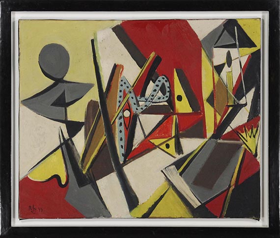 Ernst Wilhelm Nay - Lampe - Image du cadre