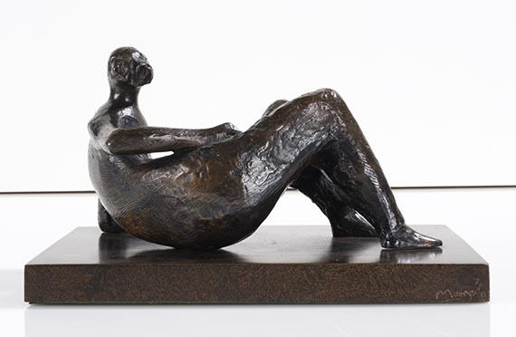 Henry Moore - Maquette for Reclining Figure: Angles - Verso
