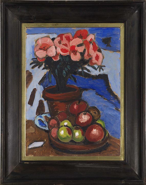 Gabriele Münter - Blumen und Früchtestilleben - Image du cadre