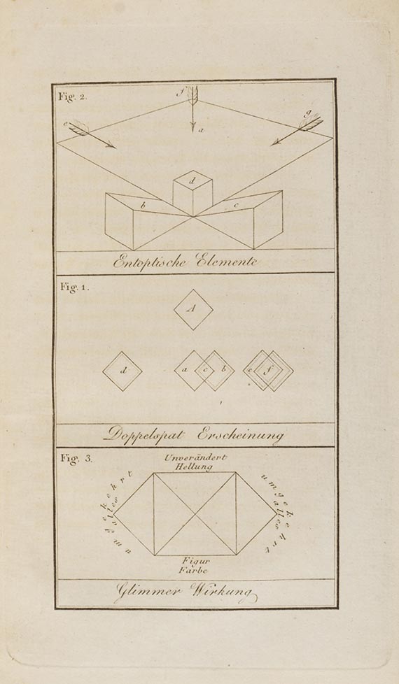 Johann Wolfgang von Goethe - Morphologie. 6 Hefte in 2 Ledermappen - Autre image