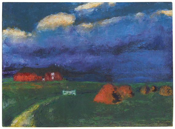 Emil Nolde - Landschaft mit Seebüllhof