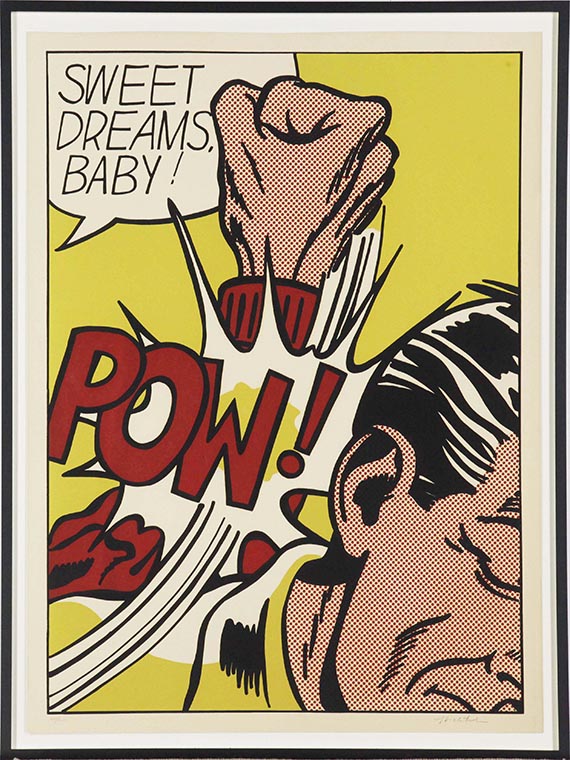 Roy Lichtenstein - Sweet Dreams Baby! - Image du cadre