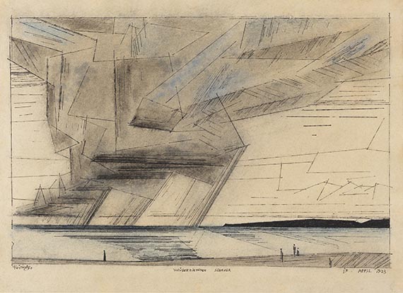 Lyonel Feininger - Vorüberziehende Schauer