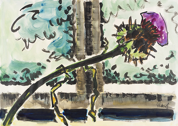 Karl Schmidt-Rottluff - Blaudistel