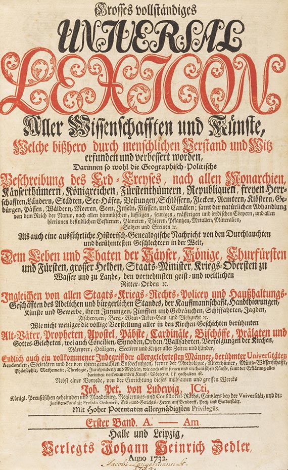 Johann Heinrich Zedler - Universal Lexicon - Autre image