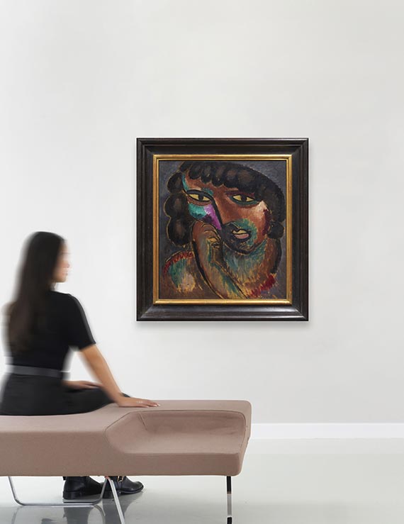 Alexej von Jawlensky - Kopf in Bronzefarben – Bildnis Sacharoff - Autre image