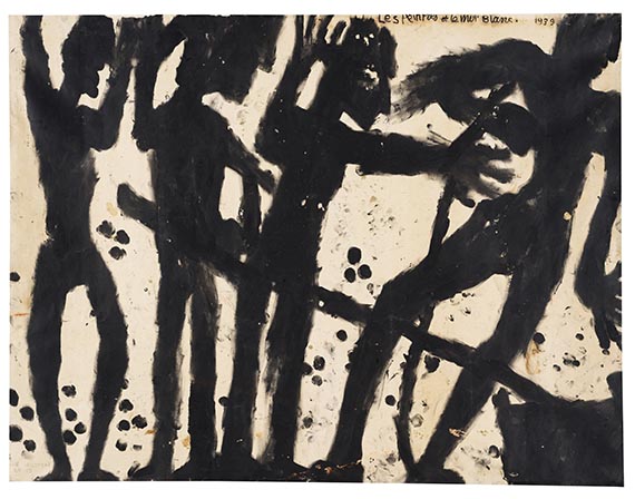 Louis Soutter - Les peintres et le mur blanc / Le péché - Les sens éveillés (2-seitig) - Autre image