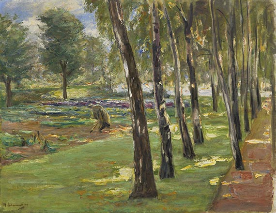 Max Liebermann - Die Birkenallee im Wannseegarten