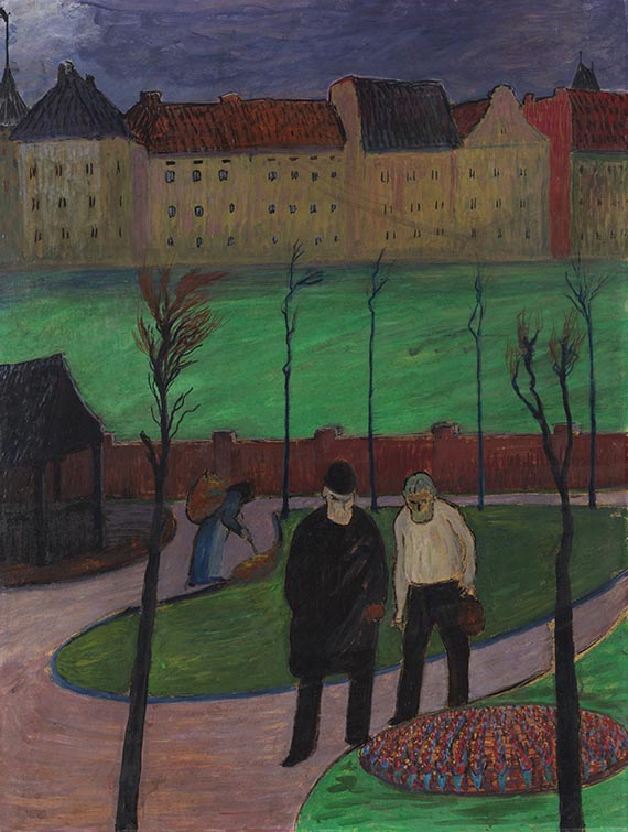 Marianne von Werefkin - Am Blumenbeet