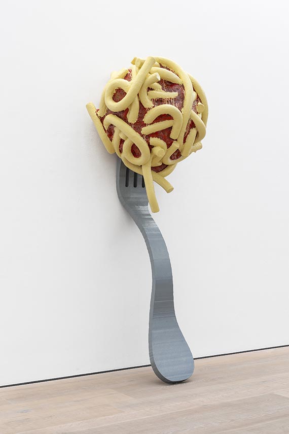 Claes Oldenburg - Leaning Fork with Meatball & Spaghetti III