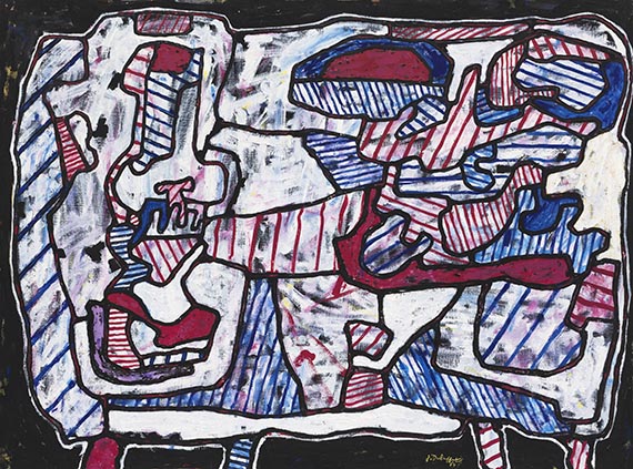Jean Dubuffet - Lampe et Balance I