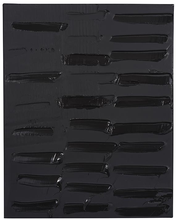 Pierre Soulages - Peinture 130 x 102 cm, 18 janvier 2011