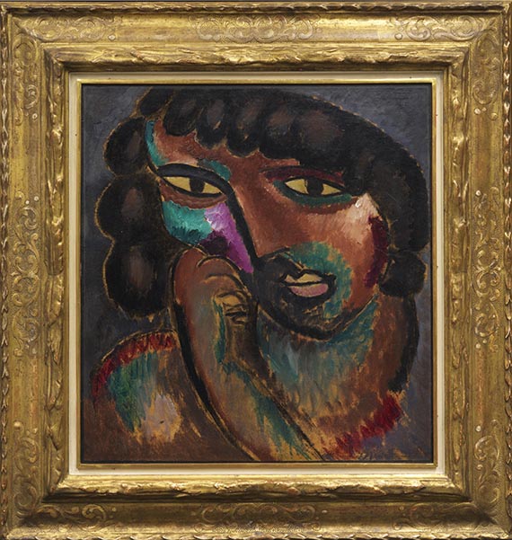 Alexej von Jawlensky - Kopf in Bronzefarben – Bildnis Sacharoff - Image du cadre