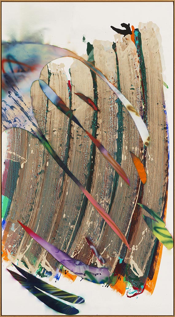 Katharina Grosse - Ohne Titel - Image du cadre