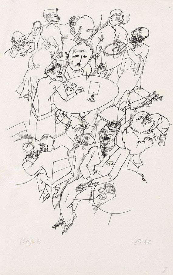 George Grosz - Caféhaus II