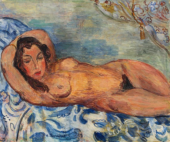 Hans Purrmann - Liegender Akt