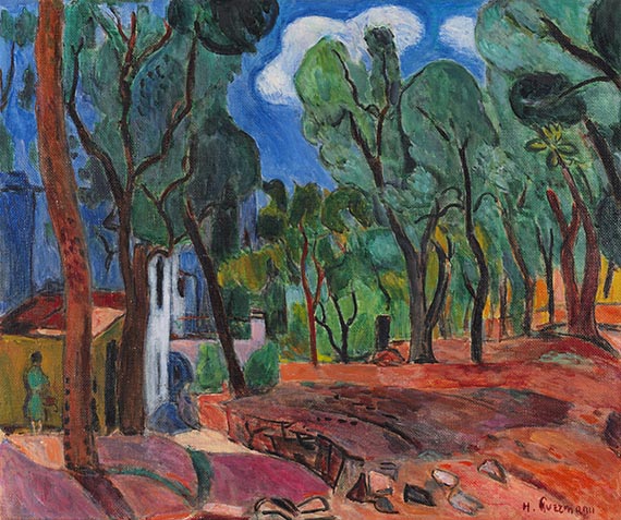 Hans Purrmann - Landschaft bei Sorrent
