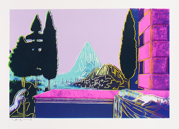 Andy Warhol - Details of Renaissance Paintings (Leonardo da Vinci, The Annunciation, 1472)