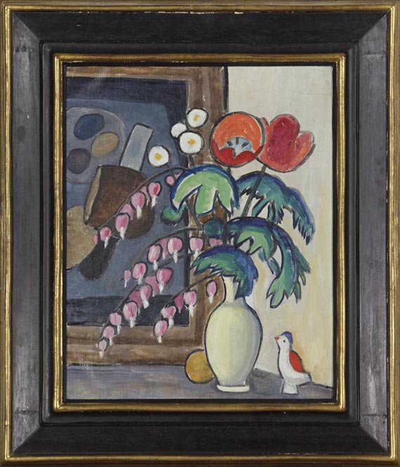 Gabriele Münter - Stillleben mit tränenden Herzen - Image du cadre