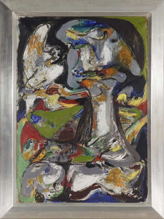Asger Jorn - Ohne Titel - Image du cadre