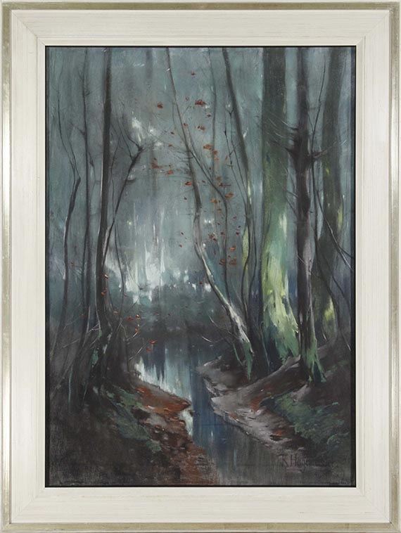 Karl Hagemeister - Märkische Landschaft (Der Wentorfgraben zwischen Caputh und Geltow) - Image du cadre