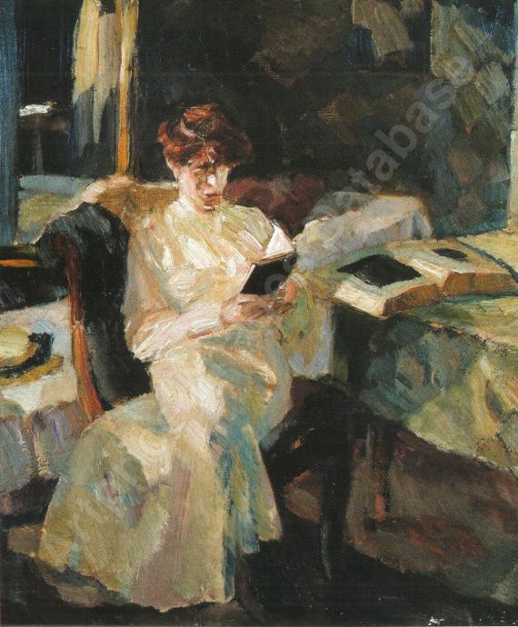 Lesende Dame (1905)
