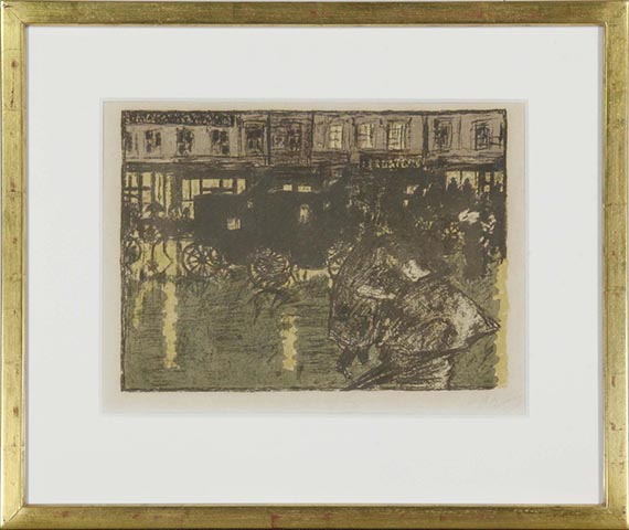 Pierre Bonnard - Rue, le soir, sous la pluie - Image du cadre