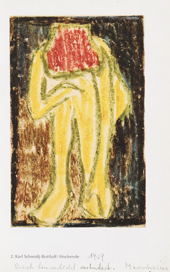 Karl Schmidt-Rottluff - "Maler der Brücke. Farbige Kartengrüße an Rosa Schapire" - Autre image
