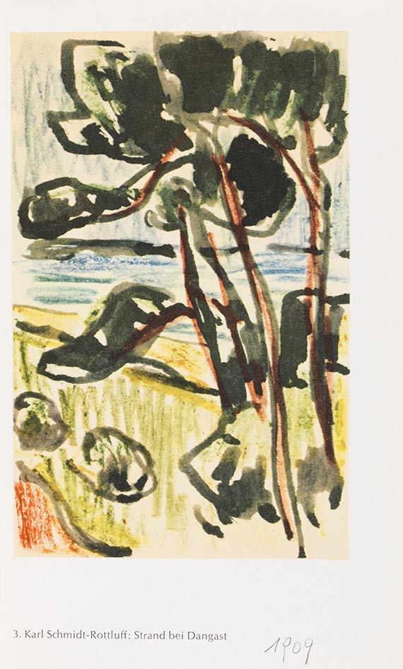 Karl Schmidt-Rottluff - "Maler der Brücke. Farbige Kartengrüße an Rosa Schapire" - Autre image