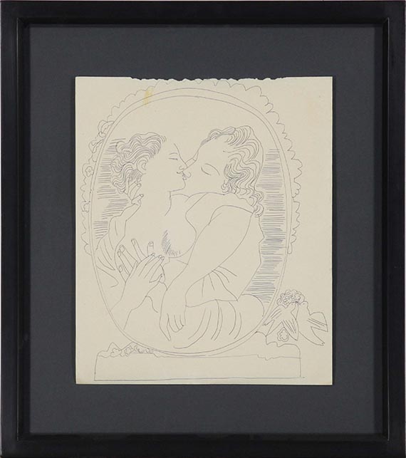Andy Warhol - Couple embracing - Image du cadre