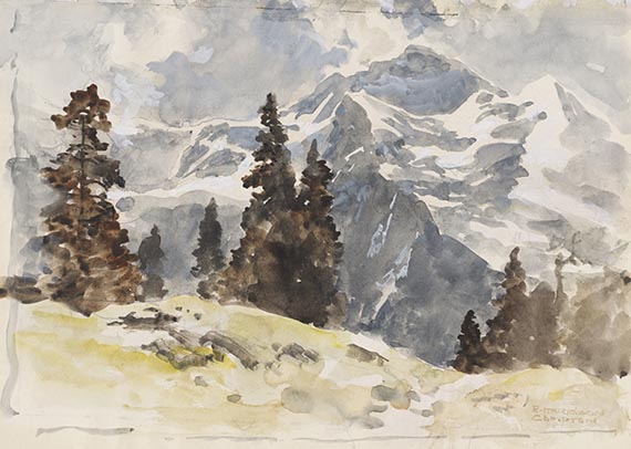 Edward Harrison Compton - Gebirgslandschaft