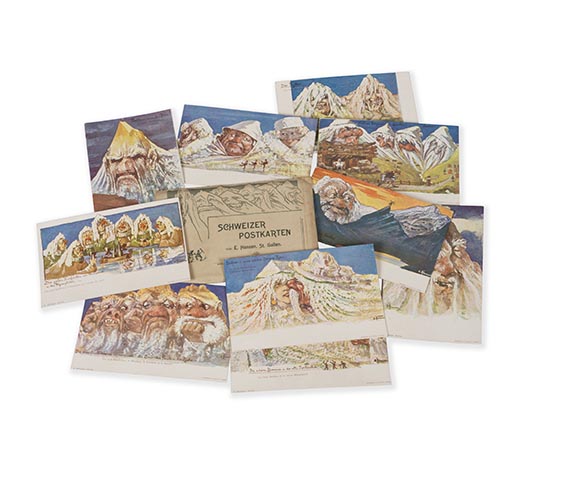Emil Nolde - 10 Bergpostkarten der Folge