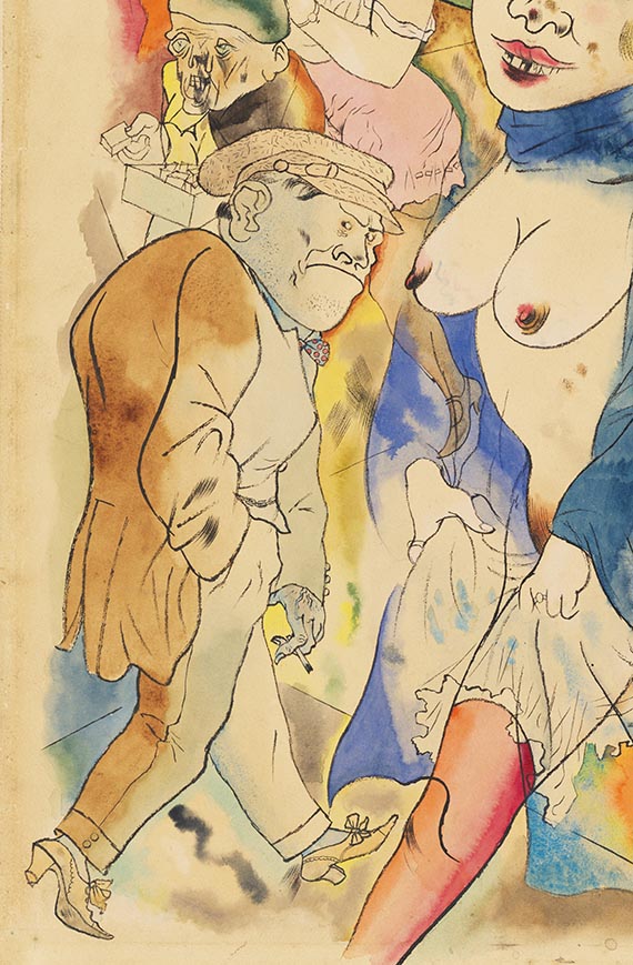 George Grosz - Walzertraum (Vorlage für "Ecce Homo", Blatt 13) - Autre image