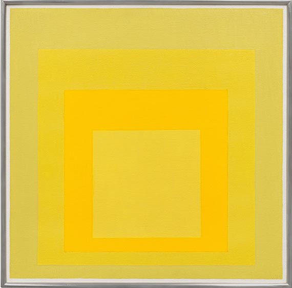Josef Albers - Homage to the Square: Tenacious - Image du cadre