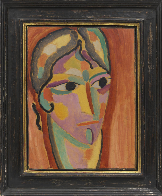 Alexej von Jawlensky - Mystischer Kopf: Trotz - Image du cadre