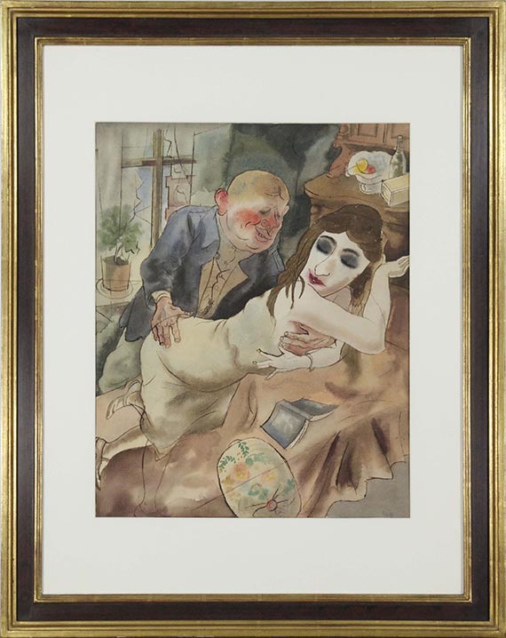 George Grosz - Liebespaar - Image du cadre