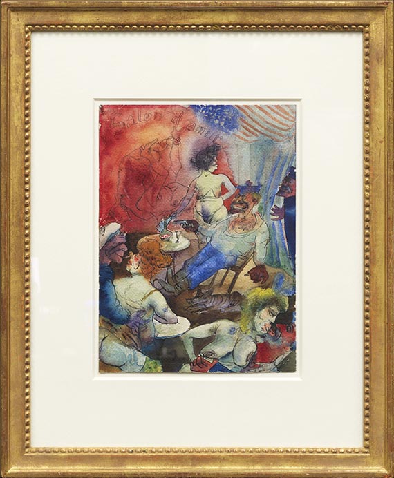Otto Dix - Salon d´amur (Matrosenkneipe) - Image du cadre